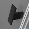 Radaway Nes 8 Black Dwj I Drzwi wnękowe 80cm prawe czarny mat/szkło przejrzyste 10076080-54-01R